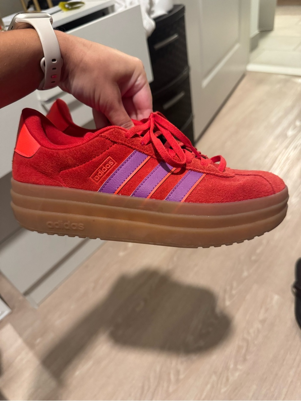 WOMEN'S ADIDAS VL COURT 3.0 BOLD PLATFORM SNEAKERS